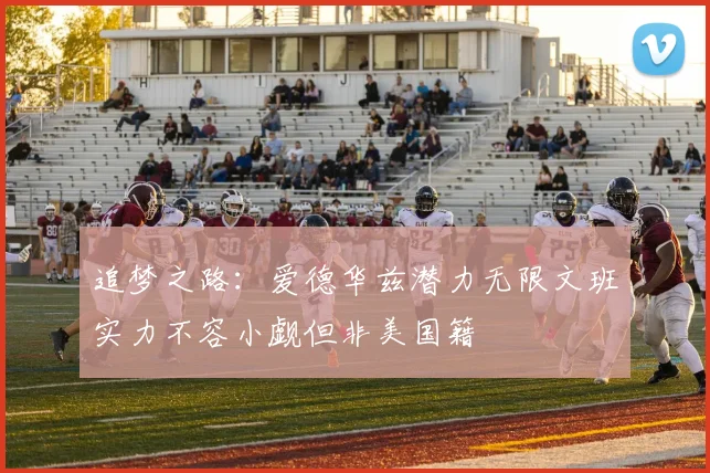 追梦之路：爱德华兹潜力无限文班实力不容小觑但非美国籍
