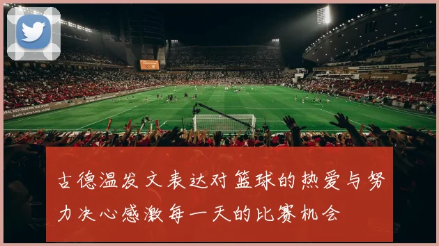 古德温发文表达对篮球的热爱与努力决心感激每一天的比赛机会